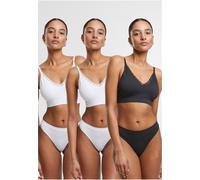 Urban Classics Donne Donne Rip Tanga 3-Pack TB7671B S Multicolore