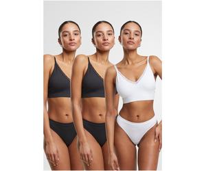 Urban Classics Donne Donne Rip Tanga 3-Pack TB7671B S Multicolore