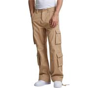 Urban Classics Double Cargo Pants Pantaloni, Beige, 34 Uomo