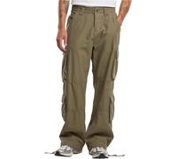 Urban Classics Double Cargo Pants Pantaloni, Olive, W31 Uomo