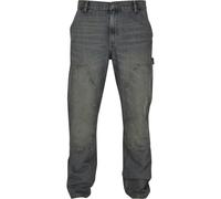 Urban Classics Double Knee Jeans Pantaloni, 2000 Washed, 36 Uomo