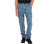 Urban Classics Double Knee Jeans Pantaloni, Light Blue Washed, 36 Uomo