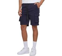 Urban Classics Drawstring Cargo Shorts, Pantaloni Cargo Uomo, Blu (Navy), M