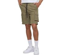 Urban Classics Drawstring Cargo Shorts, Pantaloni Cargo Uomo, Verde (OLIVE), S