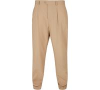 Urban Classics Dritto Pleat-Front Pantaloni Pieghe Viscosa Streetwear