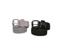 Urban Classics Elastic Belt Set Cintura, Grigio (Blk/Gry 00029), No Aplica (Taglia Produttore: S/M) Unisex-Adulto