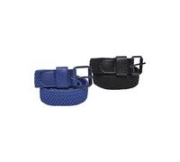Urban Classics Elastic Belt Set Kids Cintura, Black/spaceblue, S/M Unisex-Adulto