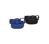 Urban Classics Elastic Belt Set Kids Cintura, Black/spaceblue, S/M Unisex-Adulto