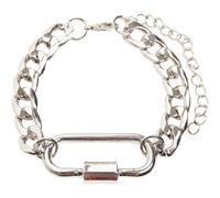 Urban Classics Fastener Braceletarmband Bigiotteria Bangle 18-21cm Allungabile
