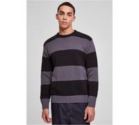 Urban Classics Felpa a righe pesanti Oversized S Nero