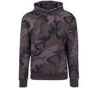 Urban Classics Felpa con cappuccio a collo alto mimetico, Felpa con Cappuccio, Uomo, Multicolore (Dark Camo 784), M