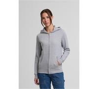 Urban Classics Felpa con cappuccio Basic Essential Zip da donna TB8005 4XL Grigio