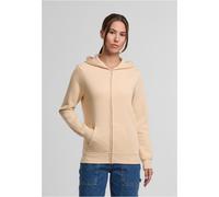 Urban Classics Felpa con cappuccio Basic Essential Zip da donna TB8005 XS Beige