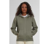 Urban Classics Felpa con cappuccio con zip da donna TB7286 XL Verde