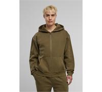 Urban Classics Felpa con cappuccio con zip pesante vintage TB7613 4XL Cachi