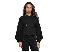 Urban Classics Felpa con Cappuccio da Donna Heavy Short Hoody, Oversize, con Cappuccio da Donna, Taglio Corto, Nero, M