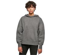 Urban Classics Felpa con Cappuccio da Donna Heavy Terry Garment Dye Maglia di Tuta, Ombra Scura, M