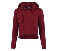 Urban Classics Felpa con cappuccio Donna Terry Hoody Borgogna L Rosso