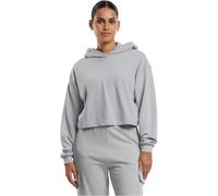 Urban Classics Felpa con Cappuccio da Donna, Oversized Cropped Light Terry, con Cappuccio, Casual, da Donna, Taglio Corto, Lightasfalto, S