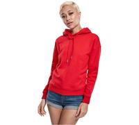 URBAN CLASSICS Felpa con Cappuccio Donna Invernale, Pullover Caldo Manica Lunga, Maglione Pesante per Ragazza, Colore fire red, Taglia XS