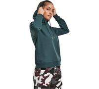 URBAN CLASSICS Felpa con Cappuccio Donna Invernale, Pullover Caldo Manica Lunga, Maglione Pesante per Ragazza, Colore bottlegreen, Taglia XXL