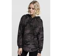 Urban Classics Felpa da Donna con Cappuccio Oversized Camo con Cappuccio, Dark Camo, S