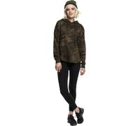 Urban Classics Felpa con cappuccio Donna Oversized Camo Hoody Olive Camouflage S Camouflage