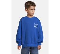 Urban Classics Felpa con cappuccio e girocollo per bambini a manica lunga con 8 palline e orsetto arrabbiato UCK7911A 134/140 Grigio
