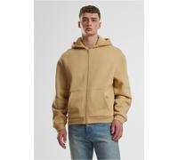 Urban Classics Felpa con cappuccio e zip vaporosa TB7284 S Beige