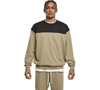Urban Classics Upper Block Sweatshirt Verde M Uomo