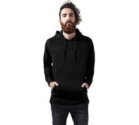Urban Classics Felpa con cappuccio Imitation Suede Hoody Nero M Nero