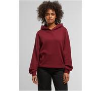 Urban Classics Felpa con cappuccio in pile organico da donna Brushed TB7435 L Rosso