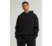 Urban Classics Felpa con cappuccio in velluto jacquard Oversized TB6770 5XL Nero