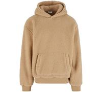 Urban Classics Tb7265-oversized Teddy Hoody Maglia di Tuta, Beige, S Uomo