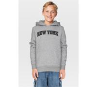 Urban Classics Felpa con cappuccio per bambini a maniche lunghe Los Angeles e New York UCK7908A 146/152 Nero