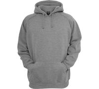 Urban Classics Felpa con cappuccio per bambini Boys Blank Hoody Grey 122/128 Grigio
