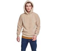 Urban Classics Felpa con Cappuccio Sherpa, Beige (Darksand 00806), S Uomo