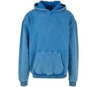 Urban Classics Felpa con Cappuccio slavata, Blu Reale, 4XL Uomo