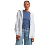 Urban Classics Tb7286-ladies Fluffy Zip Hoody Maglia di Tuta, Bianco, M Uomo