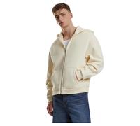 Fluffy Zip Hoody Beige S