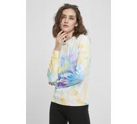 Urban Classics Felpa da donna con cappuccio Ladies Tie Dye Hoody Nero S Nero