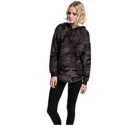 Urban Classics Felpa da Donna con Cappuccio Oversized Camo con Cappuccio, Dark Camo, S