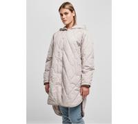Urban Classics Oversized Diamond Quilted Coat Beige M Donna