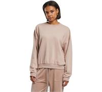 Urban Classics Felpa da Donna Oversized Light Terry Girocollo Casual da Donna, Oversize, Rosone al Tramonto, M