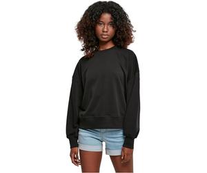 Urban Classics Felpa da Donna Oversized Rainbow Crewneck, Nero, M