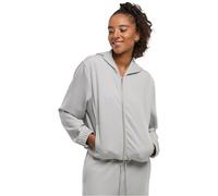 Urban Classics Felpa da Donna Scuba con Zip - Regular Fit con Cappuccio in Materiale Scuba con Cerniera per Tempo Libero, Abbigliamento Quotidiano e Streetwear, Asfalto Leggero, XL