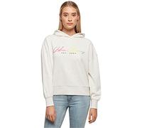 Urban Classics Felpa con Cappuccio da Donna Oversize Rainbow, Grigio Chiaro, XL