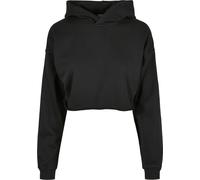 Urban Classics Felpa donna Donna Oversized Cropped Hoody Nero 3XL Nero