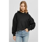 Urban Classics Felpa donna Donna Oversized Short Rib Hoody Nero XS Nero