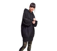 Felpa con cappuccio da donna Urban Classic long Oversized Noir S